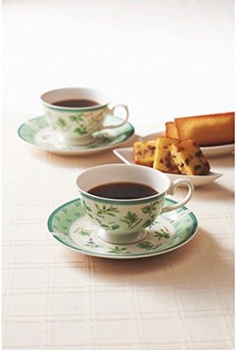 Amazon Nobrand ハーブランド コーヒー碗皿５客セット マグ ビーカー T47 ノーブランド品 カップ ソーサー