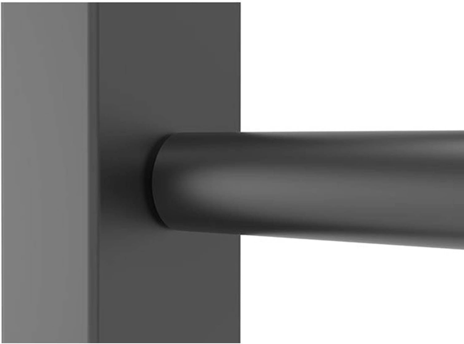 Heavy Duty Firewood Log Rack Storage Holder with Side Rails – Tall Steel Fireplace Shelf for Indoor or Outdoor Use, Black Decorative Vertical Firewood Rack