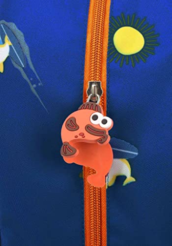 Mochila Escolar Infantil De Rodinhas Menino Baby Shark Carrinho 3D Lancheira Térmica Impermeável Lux