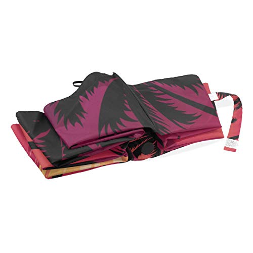 Folding Umbrella Boys Home Decoration Nature Trees Beach Sea Boat Sun Su Windproof Umbrella Compact Travel Rain & Wind Resistant Compact And Lightweight For Business And Travels #TOP4