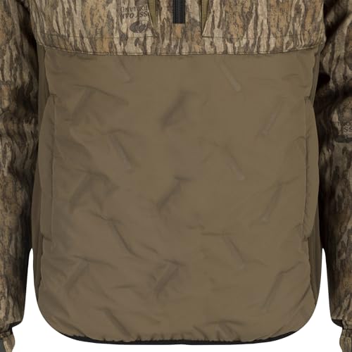Drake Waterfowl Men's LST Guardian Flex Double Down 1/4 Zip Eqwader Insulated Waterproof Breathable Hunting Jacket3