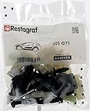Restagraf - Kit de Fixations pour Moulures Latérales 205 GTI Toutes Versions (03/1984 à 01/1994) - Kit Complet pour Réparation ou Remplacement - Réf. 604010X