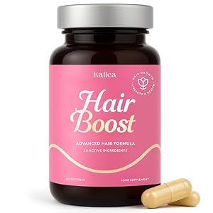 18-in-1 Hair Growth Supplement & DHT Blocker | Collagen, Biotin, Hyaluronic Acid, Nettle + 14 Active Ingredients | Supports Longer, Stronger Hair & Reduces Hair Loss