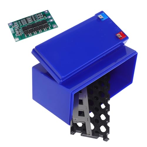 Custodia Plastica per Batteria con Protezione e Bilanciamento Scatola Stagna per DIY Batterie al Compatibile con Scooter Bicicletta Elettrica e Accumulo