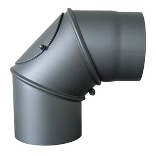 Preisvergleich Produktbild BERTRAMS Ofenrohrbogen 45° gußgrau Senotherm 150