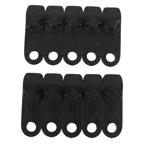 Tarp Clips Tent Clamps Awning Clamps Heavy Duty Sturdy Plastic Adjustable Tarp Fasteners for Camping Car Covers Pool Covers Set of 10