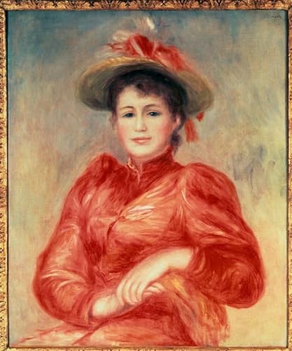 Art mural jeune femme Renoir pour réveiller vos murs blancs de salon