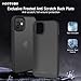 Mootobo for iPhone 11 Case Built-in 2 HD Screen Protectors and HD Lens Protector, Anti-Fingerprint Matte Back 10FT Military Grade Drop Shockproof Phone Case for iPhone 11 6.1 inch – Black