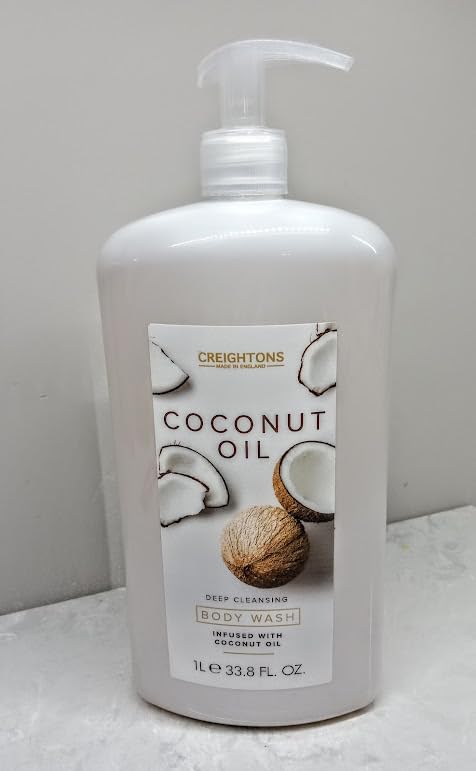 Creightons, COCONUT OIL, BODY WASH, 33.8 Fl oz, deep cleansing, infused with coconut oil (1l)