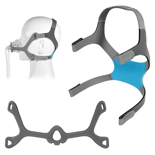YBWM Replacement Wisp Headgear and Fabric Frame Compatible with Wisp CPAP MaskAdjustable Soft Headgear and Fabric Frame for Wisp Nasal Mask No Clips