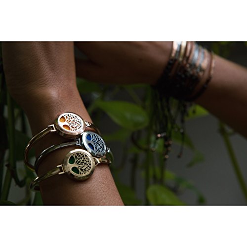 Tree Of Life Diffuser Bracelet (Rose Gold) #TOP3