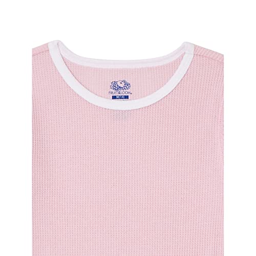 Fruit of the Loom Girls' Waffle Thermal Underwear Set (14-16, Polar Pink)3