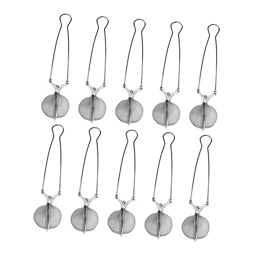 OKUMEYR 10piezas Coladores De Té Inoxidable Infusores De Té De Malla Para Hogar y Oficina