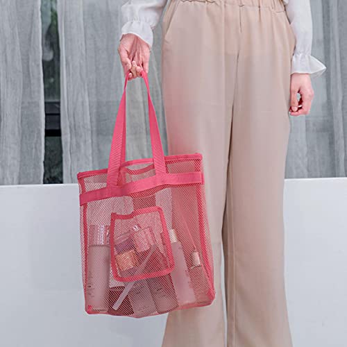 Sacolas de praia | Bolsa de cosméticos respirável, bolsos para academia, piquenique, compras ou viag