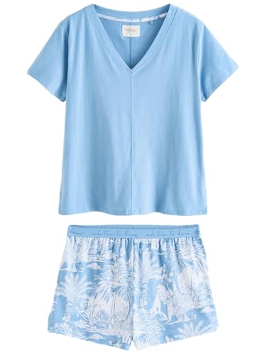 NEXT Pijama con diseño Corto Blue Palm XL