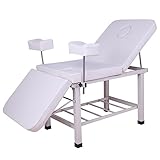 Height Adjustable Lift Massage Bed,Examining Table Professional Salon Beauty Spa Facial Table with Curved Leg Support Plate,Comfortable Tattoo Chair(70.9