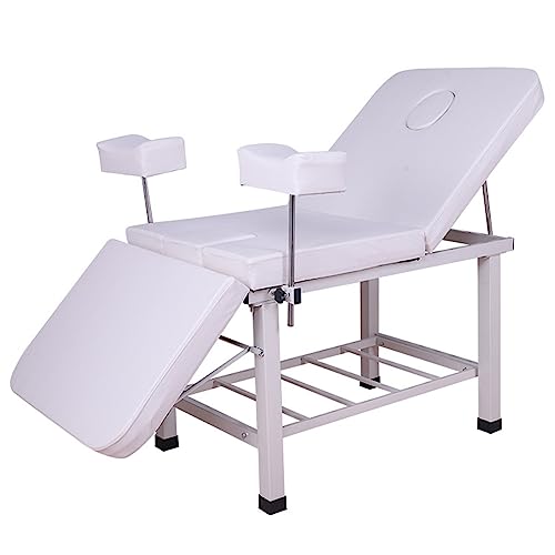Height Adjustable Lift Massage Bed,Examining Table Professional Salon Beauty Spa Facial Table with Curved Leg Support Plate,Comfortable Tattoo Chair(70.9