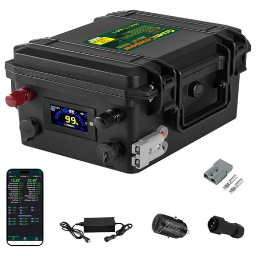 Amazon.co.jp: GreenCowpow 12V 120Ah リン酸鉄リチウムイオン