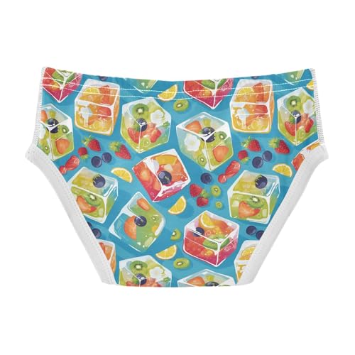 visesunny Boys Cotton Underwear Fruit Juice Ice Cube Printed Toddler Soft Training Briefs Size 2T-8Y for Kids2
