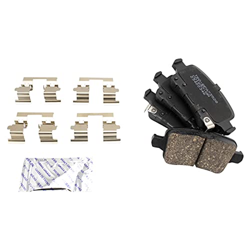 Image of TRQ Brake Pad & Rotor Kit Ceramic Compatible with 2018 Chevrolet Equinox GMC Terrain