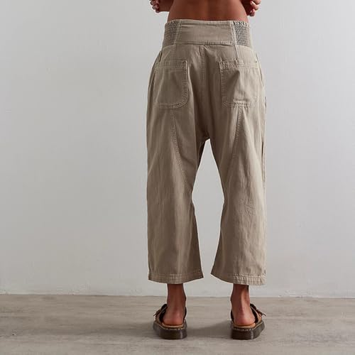 loveimgs Barrel Jeans for Women Wide Leg Mid Rise Denim Pants Baggy Casual Cropped Loose Fit Harem Pants4