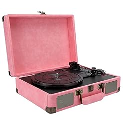 Tourne-Disque Vinyle, Portable Vintage Phonographe Tourne-Disque Bluetooth 33/45/78 RPM 100/u2011 Prend en Charge 7/10… - Les Beatles, Paul McCartney, John Lennon, RIngo Starr, George Harrison
