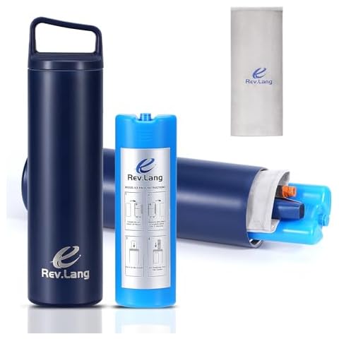 Rev.Lang Nomad 1-3 Insulin Pens Medicine Cooler Travel CASE Bag Insulin Pen Cooler Box Portable EpiPen Carry Case Medical Diabetic Bag TSA Approved Diabetic Travel case with Biogel Ice Pack Cover