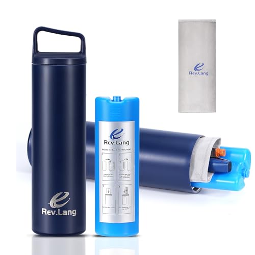 Rev.Lang Nomad 1-3 Insulin Pens Medicine Cooler Travel CASE Bag Insulin Pen Cooler Box Portable EpiPen Carry Case Medical Diabetic Bag TSA Approved Diabetic Travel case with Biogel Ice Pack