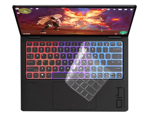 Silicone Keyboard Cover Skin Compatible for 2024 HP OMEN Transcend Gaming Laptop 14-fb 14t-fb Series 14-fb0097nr 14t-fb000 14