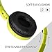 Avantree Long Cord Wired Headphones with Microphone(1.5M/4.9FT), Superb Sound, Comfortable, for Kids, Adults, Lightweight, On Ear Headset for Phone, Laptop, Computer, iPad, Tablet - 026 Yellow Green