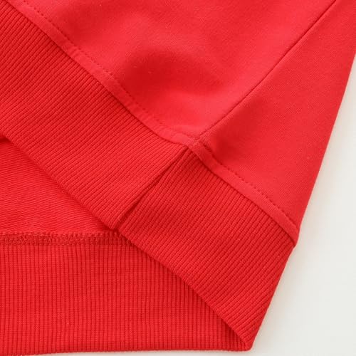 Toddler Boys Girls Christmas Sweatshirts Reindeer Crewneck Fleece Pullover Top Xmas Long Sleeve Winter Clothes 2-7T 6