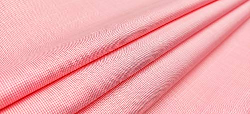 Image of JHABAK'S Unstitched Polycotton Giza Cotton Shirt Fabric For Men - Combo Pack of 2-1.60m Shirt Cloth Piece - 58 inch Width