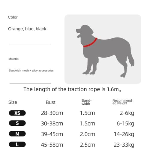 Collar Reflectante para Perro con Neopreno Suave Ajustable M miniatura 3