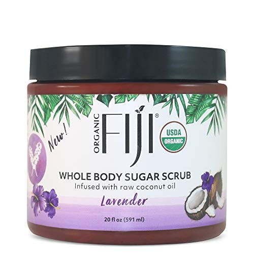 Organic Fiji Whole Body Scrub - Infused with Coconut Oil, Exfolia...
