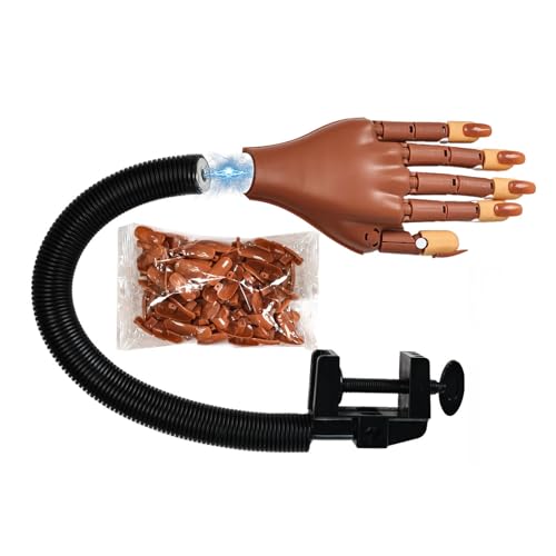 Main d'entraînement des ongles ABS avec embouts interchangeables