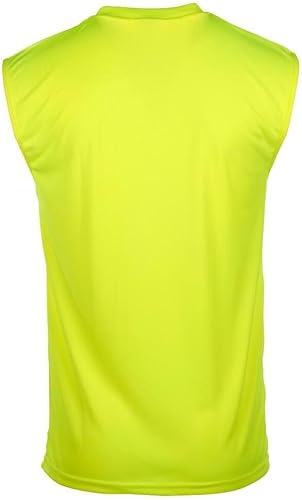 Miniatura 2 de J. J. Keller & Associates, Inc. Camiseta sin mangas de alta visibilidad, absorbe la humedad, bolsillo, naranja, SAFEGEAR