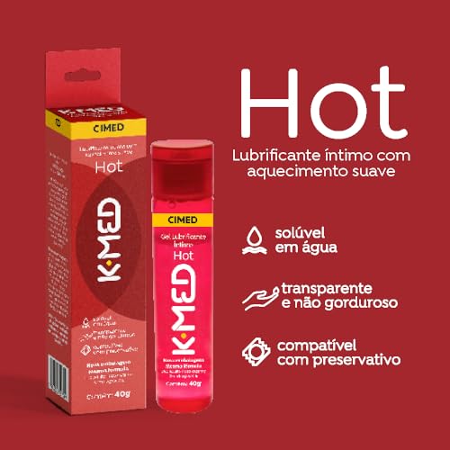 K-MED Hot Gel Lubrificante Íntimo 40g