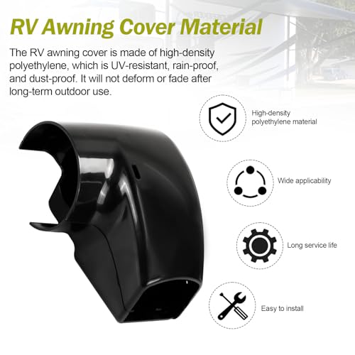 RV Awning Right Arm End Cap Compatible with Carefree of Colorado R001931006 by Ahuliao - Used condition - Image 4