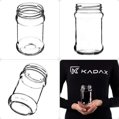 KADAX 20er Set Einmachgläser 315ml TO66 Herz, Marmeladengläser Vorratsgläser Mason Jar mit Schraubdeckel, Luftdicht & Spülmaschinenfest… – Ansicht 6