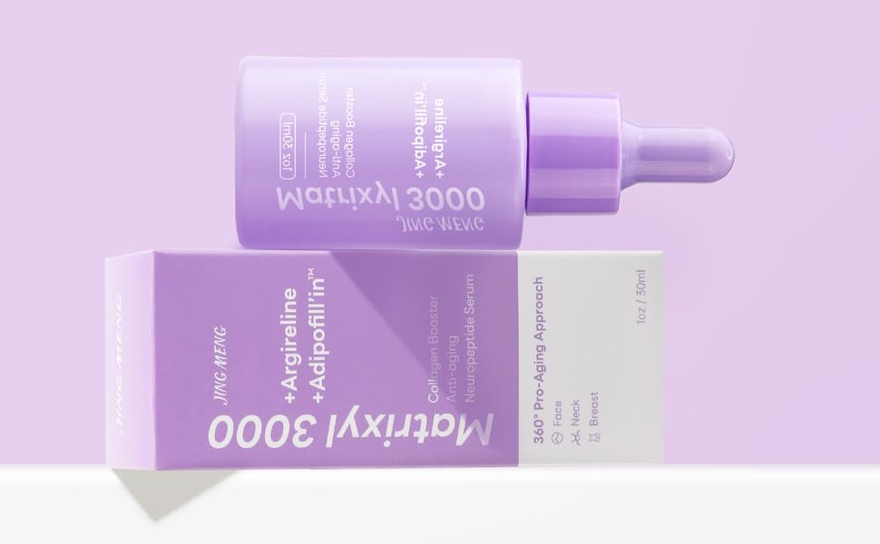 JING MENG 2 PCS Argireline Serum Matrixyl 3000 Serum Advanced Liposomal Retinol Plump up Skin Anti-Aging Fine Lines Instantly Lift Firm Collagen Boost Peptides For Face