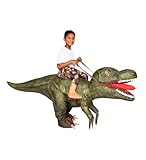 Spooktacular Creations T-Rex Inflatable Costume for Kids, Funny Air Blow Up Costumes, Digital...