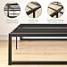 Zinus ABEL 14 Inch Platform Bed Frame, Steel Slat Support, Easy Assembly, No Box Spring Needed, Eco Friendly WonderBox(TM) Packaging, Black, Queen