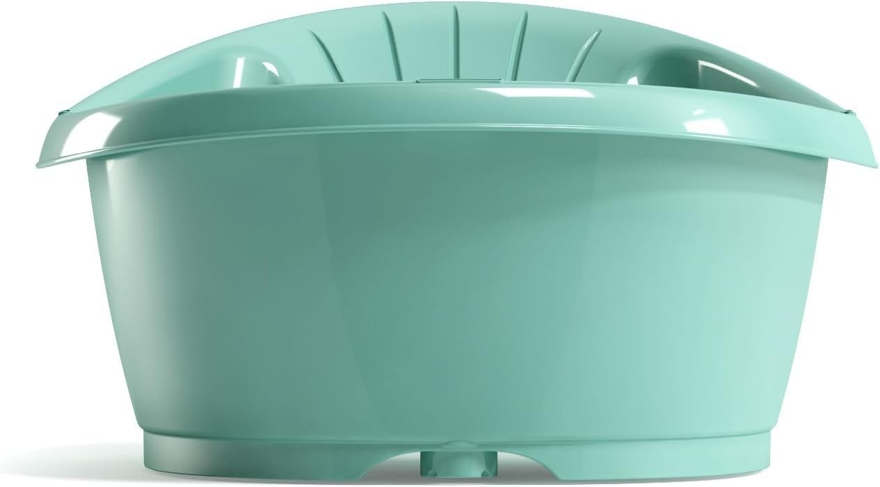 OKBABY Onda Baby - Vaschetta Compatta per il Bagnetto del Neonato 0-12 Mesi - Azzurro