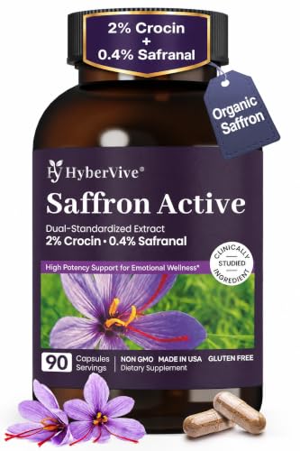 HyberVive Organic Saffron Extract Capsules
