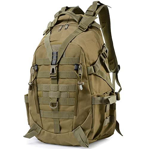 Long Keeper Mochila Tactica Militar – 35L Mochila Militar Antirrobo para Hombre Mujer Impermeable Mochila de Viaje Trekking Senderismo Trabajo Deporte o Aire Libre