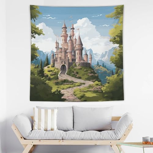 Décoration murale château magique pour transformer l'ambiance d'une chambre