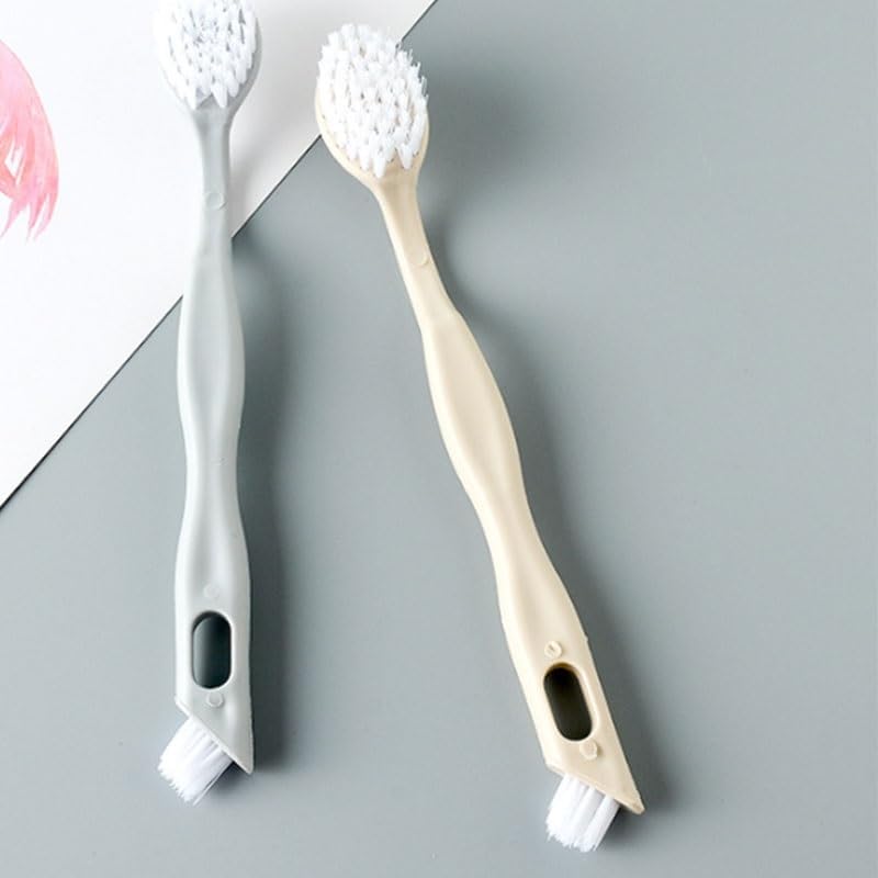 The Long Handled Soft Bristled Shoe Cleaning Brush Cleans Shoes Without Damaging Them