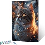 【KITS DE PEINTURE NUMERO ADULTES】: Kits de peinture par numéros avec 1 toile d'art texturée pré-imprimée (sans cadre), 2 jeu de peintures acryliques, 2 jeu de pinceaux (un jeu de trois)