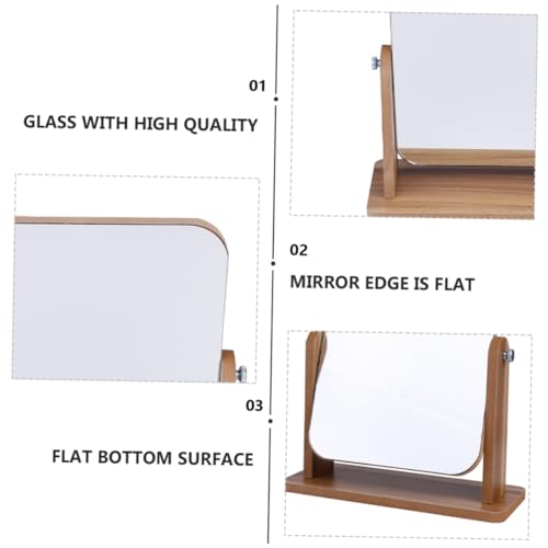 Miroir grand format COLLBATH en bois au design compact et stable - 3