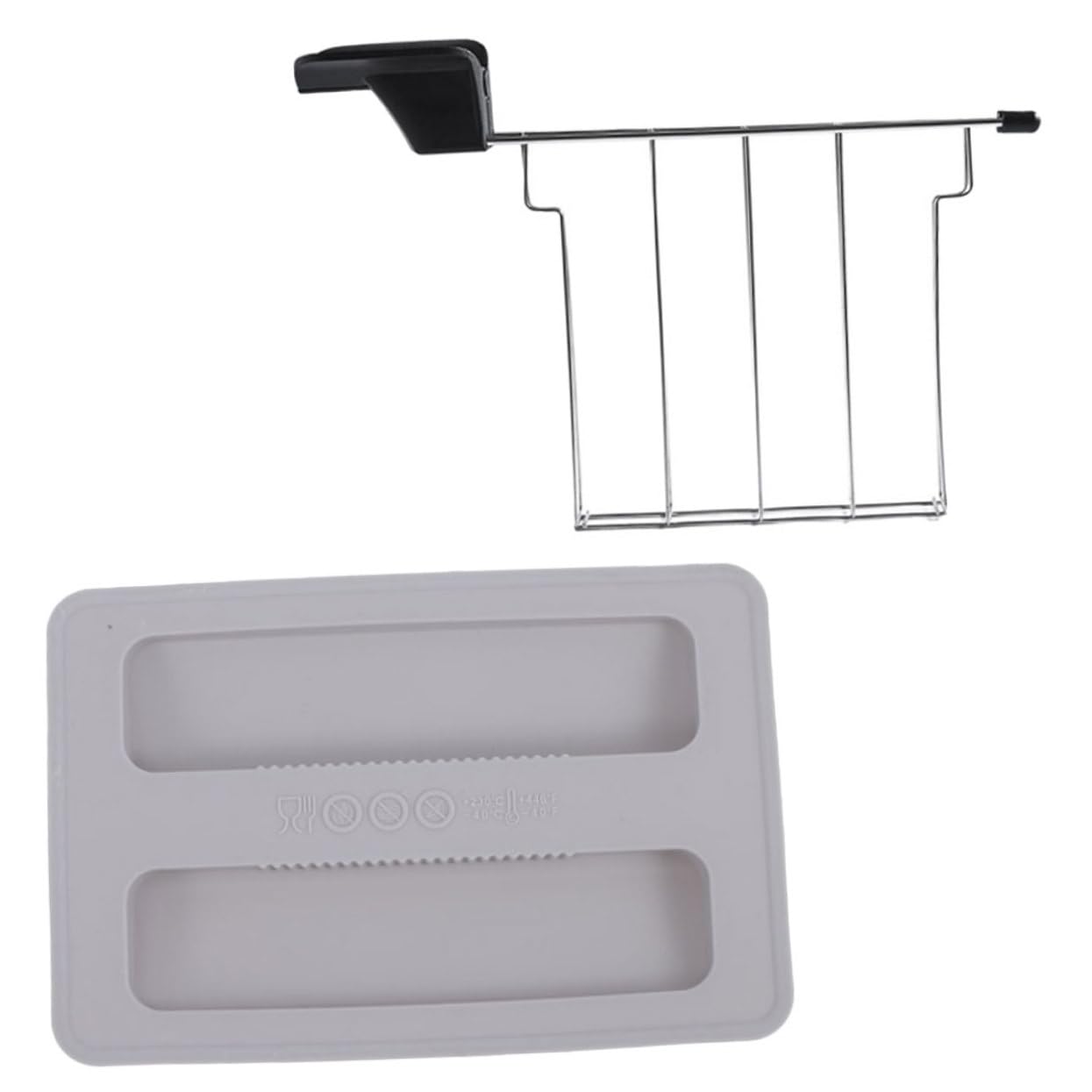 VINTORKY Silicone Toaster Lid Toaster Machine Part Sandwich Cage for Protective Cover Reusable Heat Resistant Easy to Clean